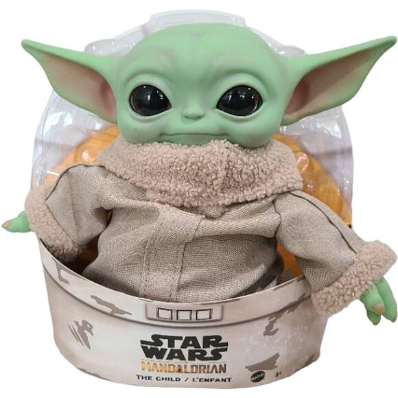Star Wars The Mandalorian The Child Grogu Mattel Plush‎ Toy Figure - Picture 1 of 3